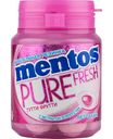 Жевательная резинка Mentos Освежающий вкус Mentos Pure Fresh вкус Тутти-Фрутти, 54г