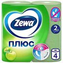 Туалетная бумага Zewa Плюс Яблоко 2 слоя, 4 рулона