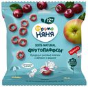 Снеки кукурузно-рисовые ФрутоНяня ФрутоПаффсы с яблоком и вишней 21 г