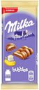 Шоколад Milka Bubbles молочный пористый с бананово-йогуртовой начинкой, 97 г