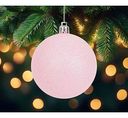 Ёлочное украшение Шар светло-розовый, 8см