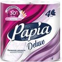 Туалетная бумага Papia Deluxe 4 слоя 4шт.