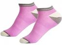 Носки женские MiNiMi Trend 4204 укороченные цвет: Lilla/сиреневый-серый-белый размер: 35-38