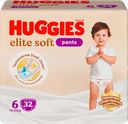 Подгузники-трусики HUGGIES Elite Soft 6 15–25кг