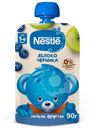 Пюре Nestle из яблок и черники с 5 месяцев, 90г