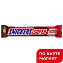 SNICKERS Super Шоколадный батончик 80г фл/п(Марс):32/128