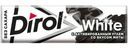 Жевательная резинка Dirol White Уголь-мята без сахара, 13.6г