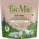 Таблетки для посудомоечной машины BIOMIO Bio-total 7в1 с маслом эвкалипта, экологичные, 60шт