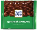 Шоколад молочный Extra Nut с цельным миндалём, Ritter Sport, 100 г, Германия
