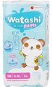 Трусики-подгузники Watashi 3M (6-10 кг), 52 шт.