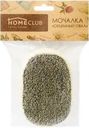 Мочалка HOMECLUB Объемный овал, лен