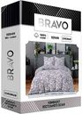 Комплект постельного белья семейный Bravo Лилак поплин цвет: серый/сиреневый/приглушенный коралловый, 5 предметов