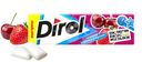 Жевательная резинка Dirol со вкусом клубники и черешни без сахара, 13.6г