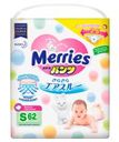 Трусики Merries S (4-8 кг) 62 шт