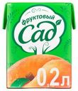 Нектар «Фруктовый Сад» персик, яблоко с мякотью, 200 мл