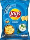 Чипсы картофельные LAY'S со вкусом сметаны и зелени, 70г