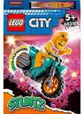Конструктор Трюковый мотоцикл с цыплёнком LEGO City Stuntz 60310 5+, 10 элементов