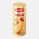 Печенье с клубничным кремом Яшкино 190г