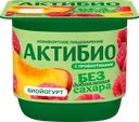 Йогурт АКТИБИО с персиком и малиной, без сахара 3% без змж