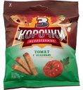 Сухарики ржаные Три корочки Томат с зеленью, 40г