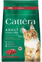 Корм сухой Cattera с говядиной полнорационный для взрослых стерилизованных кошек 300г