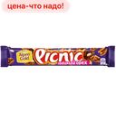 Батончик PICNIC шоколадный карамель, грецкий орех, воздушный рис, 52г