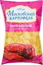 Чипсы картофельные рифленые МОСКОВСКИЙ КАРТОФЕЛЬ со вкусом камчатского 
краба, 130г