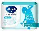 Прокладки Aura Premium Normal, 10 шт.