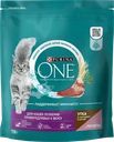  Корм сухой для кошек PURINA ONE с уткой и печенью, для привередливых к вкусу 