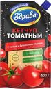 Кетчуп Здрава Томатный с солью и душистым перцем 500г