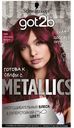 Краска для волос Got2B Metallics Блеск и суперстойкий цвет М68 темный рубин 142,5 мл