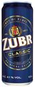 Пиво Zubr Classic светлое 4,1% 0,5 л
