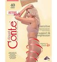 Колготки женские Conte Active Soft цвет: natural/натуральный, 40 den, 2р-р