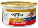 Консервированный корм для кошек Gourmet Gold паштет с говядиной, 85 г