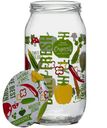 Банка Herevin с металлической крышкой с декором овощи, 1л