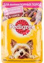Корм для собак миниатюрных пород в соусе Pedigree с ягнёнком и овощами, 85 г