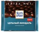 Шоколад тёмный Extra Nut с цельным миндалём, Ritter Sport, 100 г