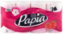 Бумага туалетная PAPIA Strawberry Dream 3-слоя, 8шт