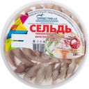 Сельдь Буревестник и К филе-кусочки соленые в масле 180г