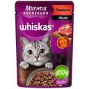  Корм влажный для кошек WHISKAS Мясная коллекция, говядина, 75г