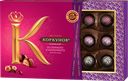 Конфеты КОРКУНОВ Ассорти из темного и молочного шоколада, 165г