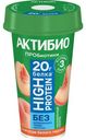 Напиток кисломолочный АктиБио B.lactis Белый персик высокобелковый безлактозный 1.5%, 190г