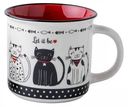 Кружка фарфоровая Let It Be Котики, 350мл