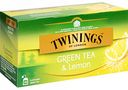 Чай зелёный Twinings с лимоном, 25×1,6 г