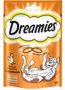 Лакомство для кошек Dreamies подушечки с курицей, 30 г