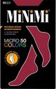 Носки женские MiNiMi Micro Colors микрофибра цвет: bordo/бордовый размер: единый, 50 den