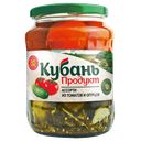 Ассорти Кубань Продукт Огурцы/помидоры маринованные, 680 г