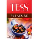 Чай TESS Pleasure черный листовой шиповник, яблоко, 100г