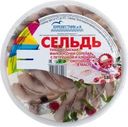 Сельдь Буревестник и К Охотничья филе-кусочки в масле с петрушкой и клюквой 180г