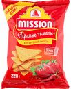 Чипсы кукурузные Mission Пряные томаты, 220 г